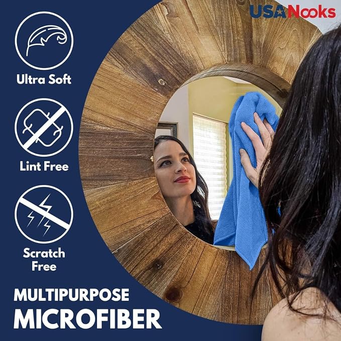 USANOOKS Premium 300GSM Microfiber Cleaning Cloth - Image 3