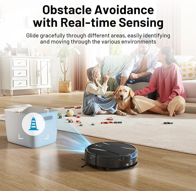 Robot Vacuum and Mop Combo, 4200Pa Powerful Robotic Vacuum Cleaner - Image 3