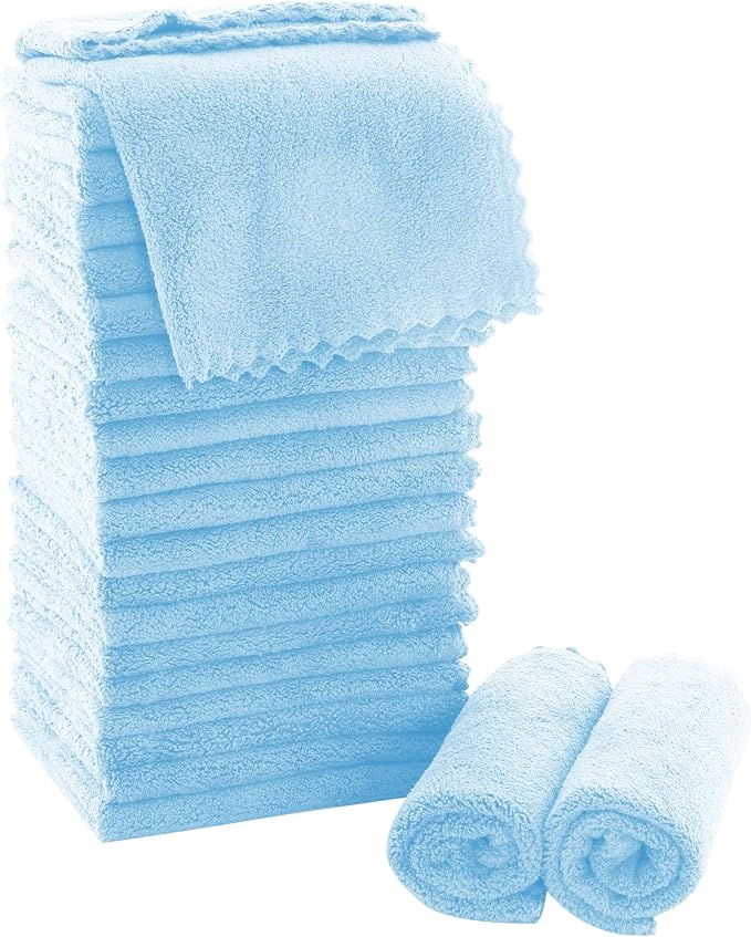 MOONQUEEN Ultra Soft Premium Washcloths Set by MOONQUEEN