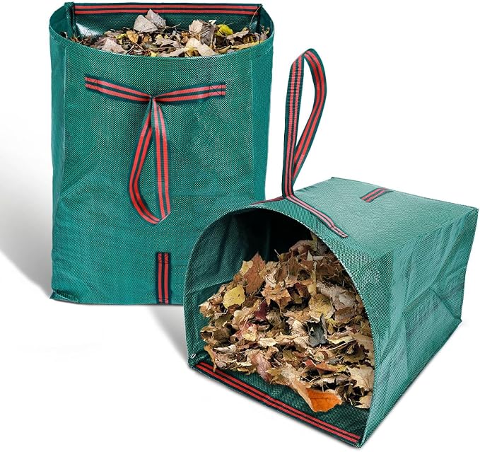 Leaf Collector, Large Yard Dustpan-Type Lawn and Leaf Bags, 53-Gallon Reusable - Image 4