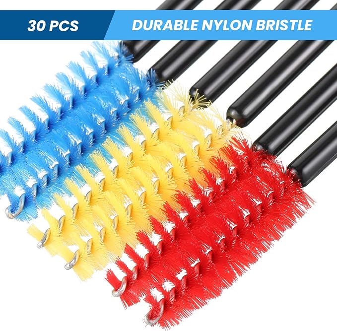 Outus 30 Pieces Hummingbird Feeder Cleaning Brush Mini Nylon Brush Set Cleaner - Image 3