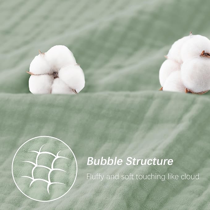 SWEET DOLPHIN Muslin Hooded Baby Bath Towels - Image 6