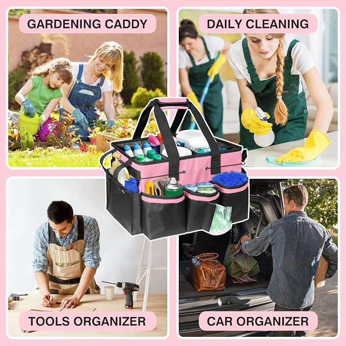 Cleaning Caddy Tote with Removable Dividers - Image 4