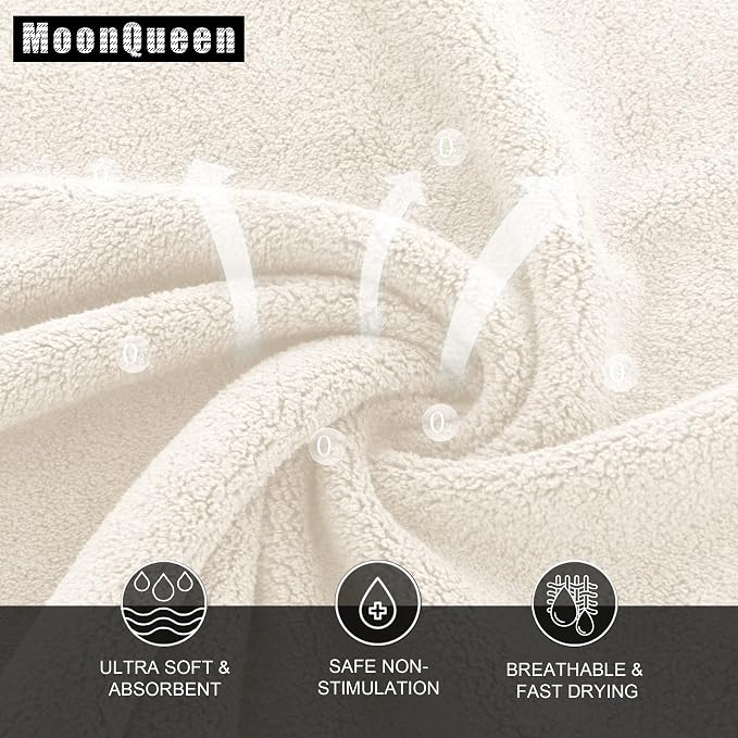 MOONQUEEN Ultra Soft Premium Washcloths Set - Image 2