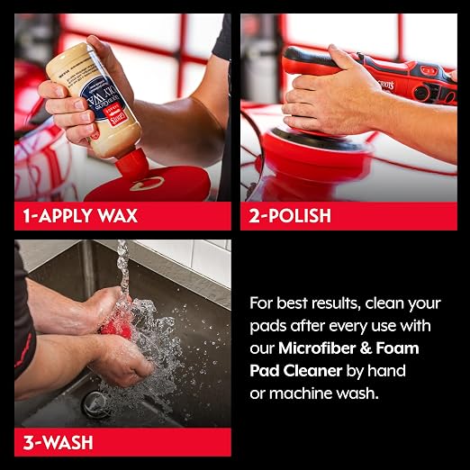 Griot's Garage 6.5” Red Foam Waxing Pads - Image 4