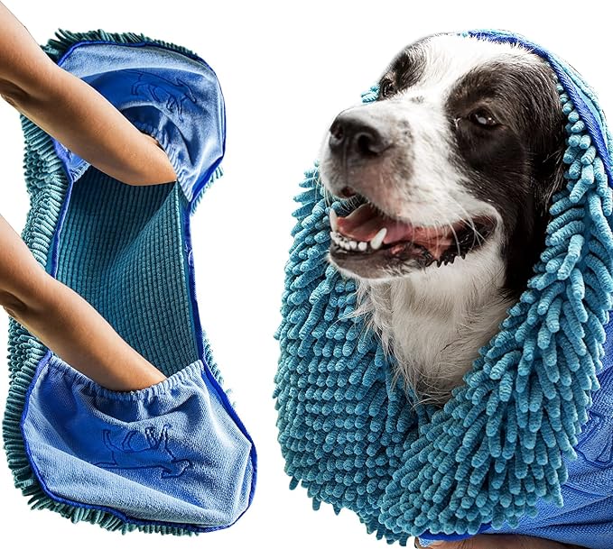 Tuff Pupper Quick Dry Towel for Dogs | Ultra Absorbent Microfiber Shammy | - Image 4