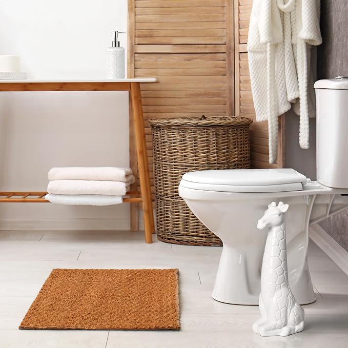 Giraffe Toilet Brush Holder and Brush Set - Image 3