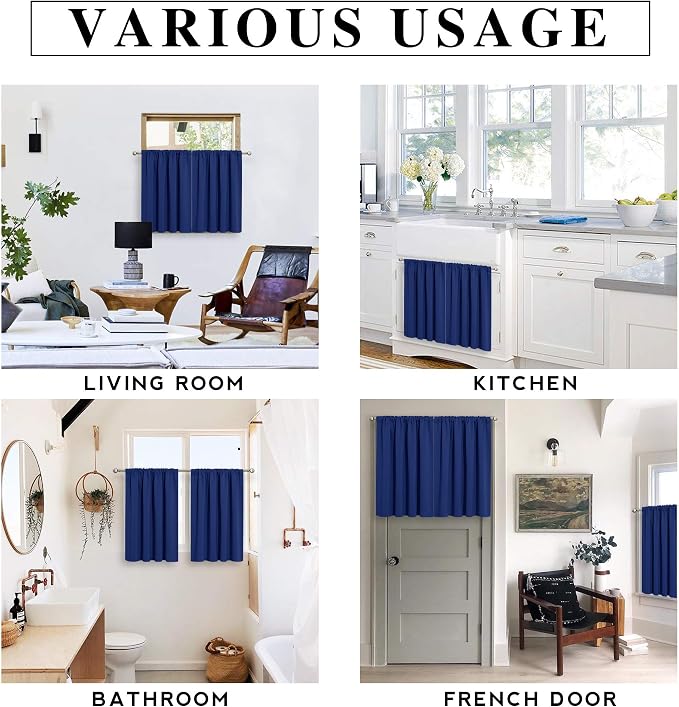 RYB HOME 45 inch Length Curtains - Image 7