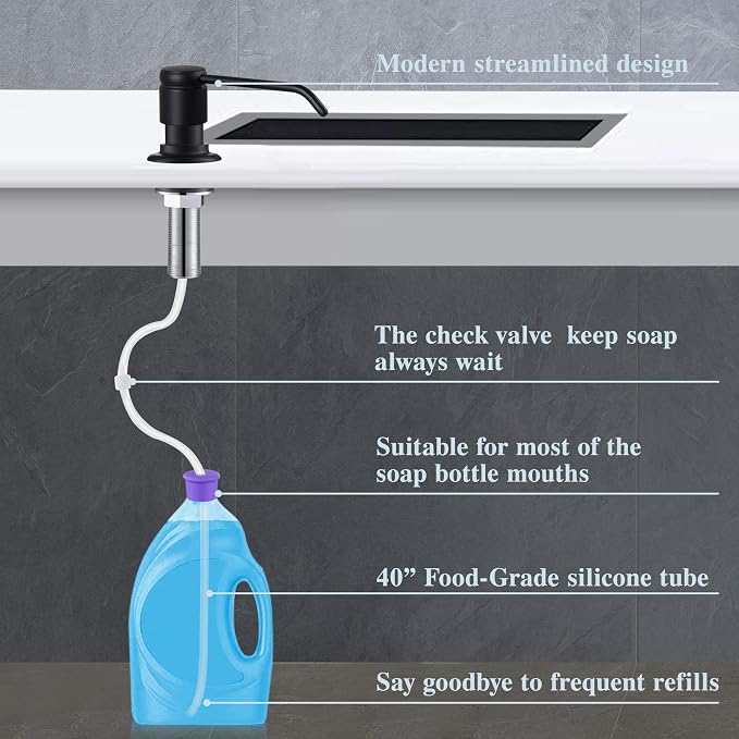 Gagal Soap Dispenser and Extension Tube Kit - Image 4