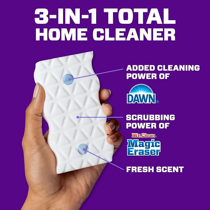 Mr. Clean Magic Eraser Foaming Sponge | Ultra Foamy | Cuts Through Grease | - Image 4