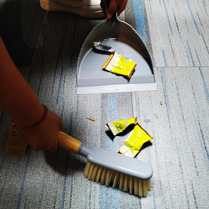 Dustpan and Brush Set -Small Broom Dustpan Set, Hand Broom and Dust Pan - Image 9
