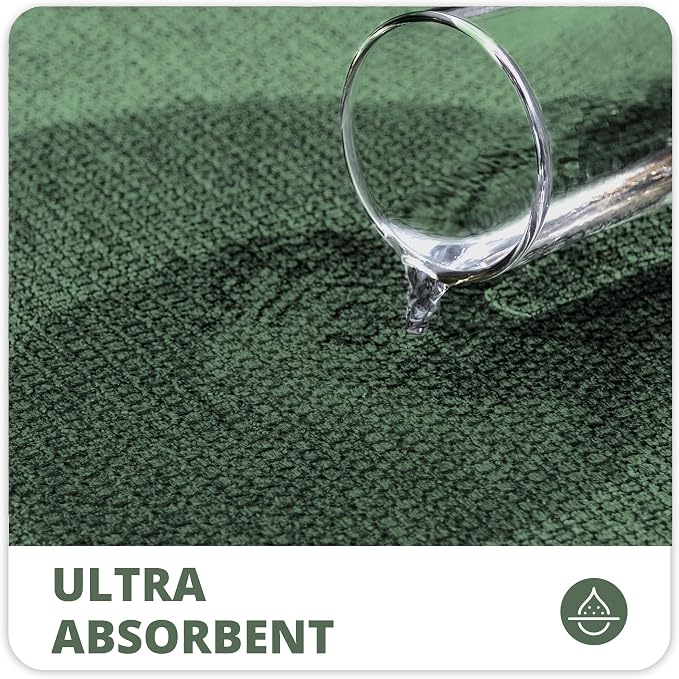 Bath Mat, Ultra Thin Bathroom Rugs, Rubber Bath Mats - Image 3