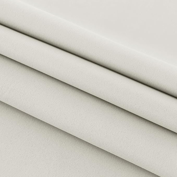 DWCN French Door Curtains Rod Pocket Thermal Blackout Curtain - Image 5