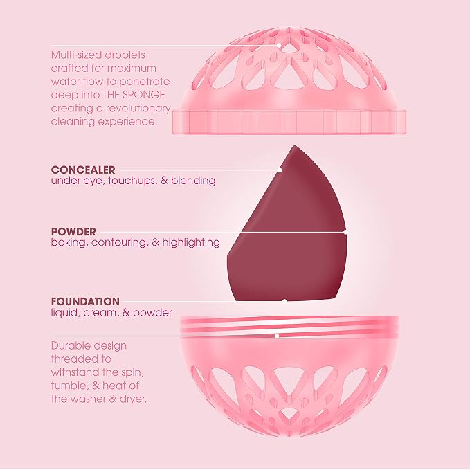 MakeUp Eraser Sponge, Machine Washable, Makeup Applicator - Image 3