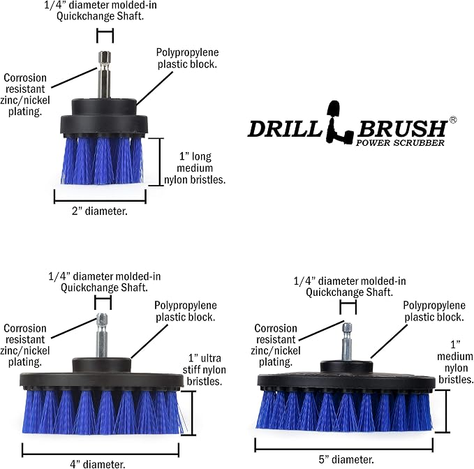 Kayak - Canoe - Yacht - Raft - Drill Brush - Boat Accessories - Fiberglass - - Image 5