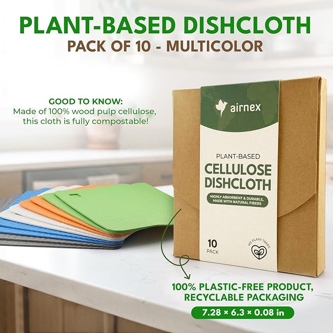 10 Pack Cellulose Swedish Dishcloths - Image 7