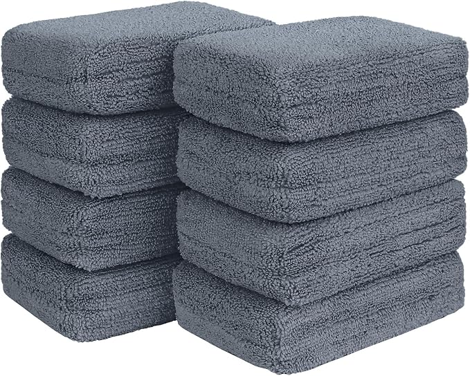 HOMEXCEL Microfiber Applicator Pads, Scratch-Free Car Wash Sponge by HOMEXCEL