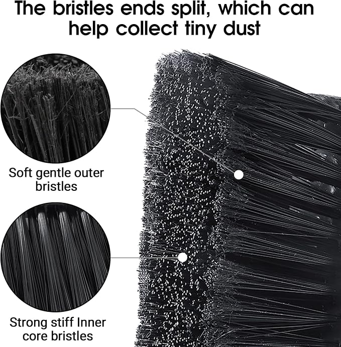 Push Broom Outdoor Heavy Duty, Masthome 24" Push Broom - Image 3