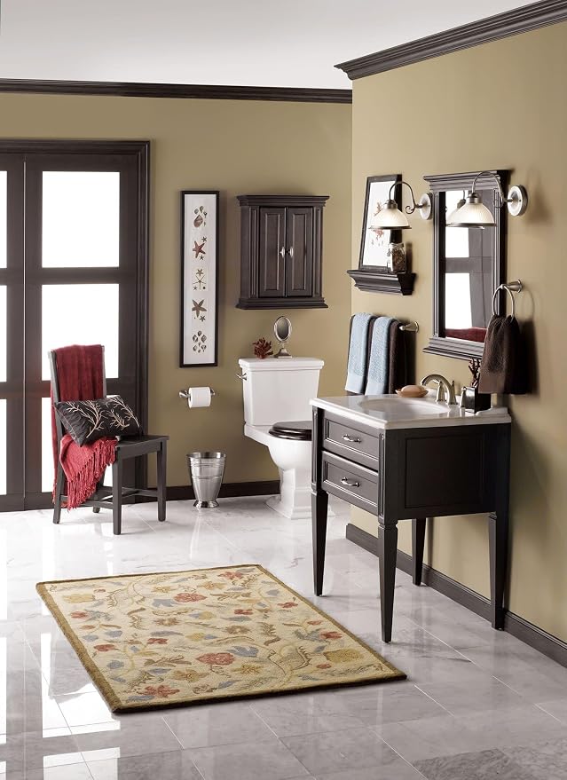 Moen Brantford Traditional Brushed Nickel Spring-Loaded Wall Mounted Toilet - Image 3