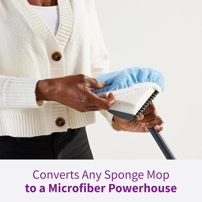 Rejuvenate Microfiber Bonnet Applicator, Converts Any Sponge Mop To A Reusable - Image 4