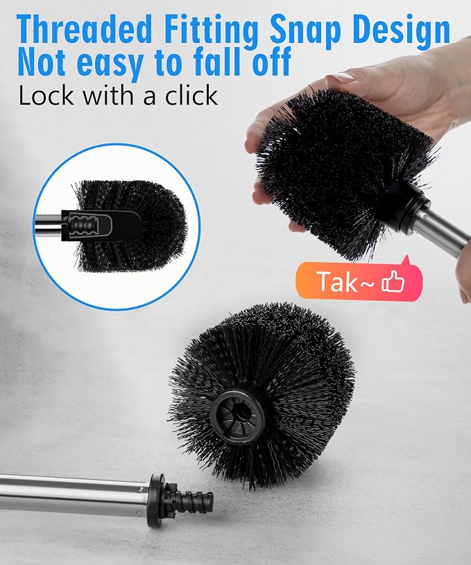Ceramic Toilet Brush & Holder Set - Image 5