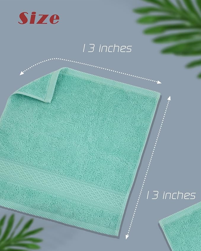 Cleanbear Washcloths for Your Body 100% Cotton Facecloths Extra Soft Bathroom - Image 3
