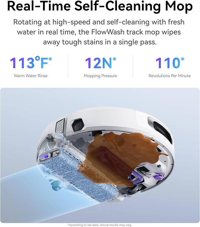 NARWAL Flow Robot Vacuum and Mop Combo, FlowWash Real-Time Self-Cleaning Track - Image 2