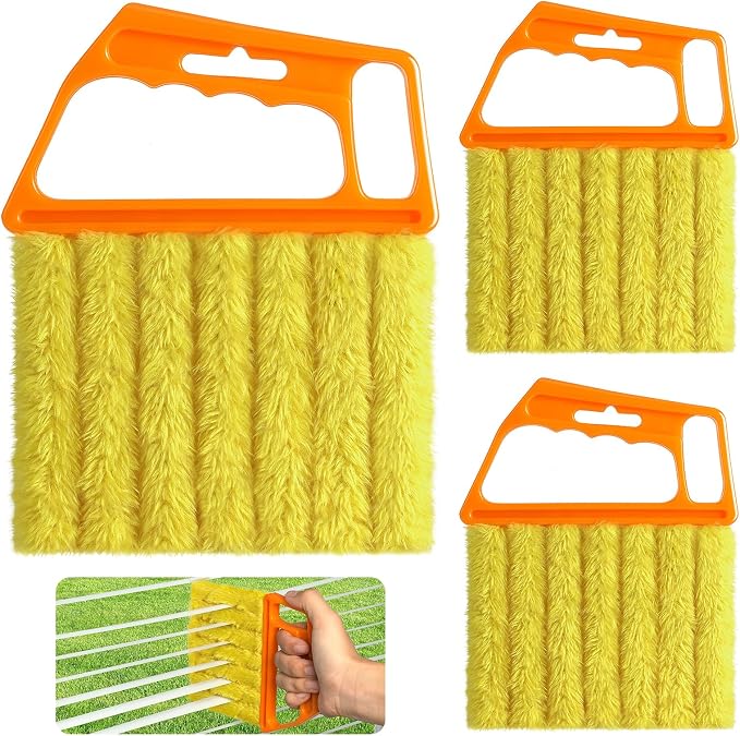 3pcs Window Blind Cleaner Duster Tool, 2026 New Cleaning Tools, 7 Fingers by Unknown