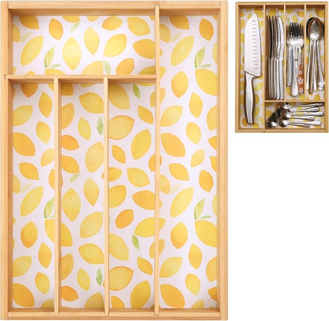 Kitchen Drawer Organizer by Pristine+Bamboo