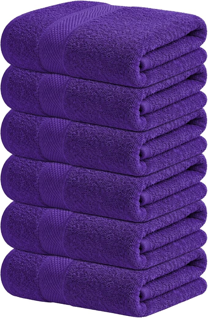 Infinitee Xclusives Purple Hand Towels by InfiniteeXclusives