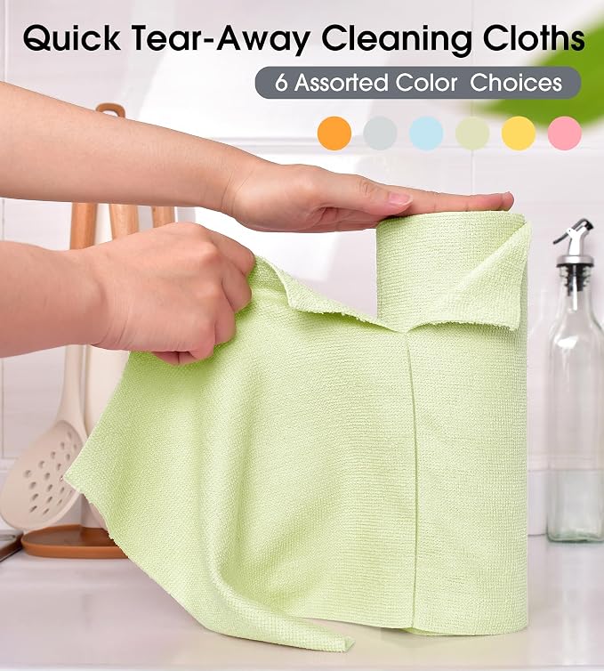 KitchLife Microfiber Cleaning Cloth Roll - Image 7