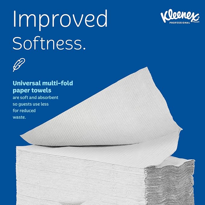 Kleenex Professional Universal Multifold Paper Towels, Absorbency Pockets - Image 4