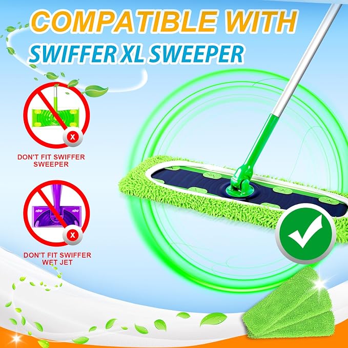Reusable Microfiber Mop Pads for Swiffer XL - Image 5