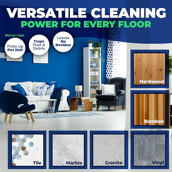 Iconikal Dry Mop Pad Refills | Fits Swiffer Dry Sweeping Cloths - Image 3