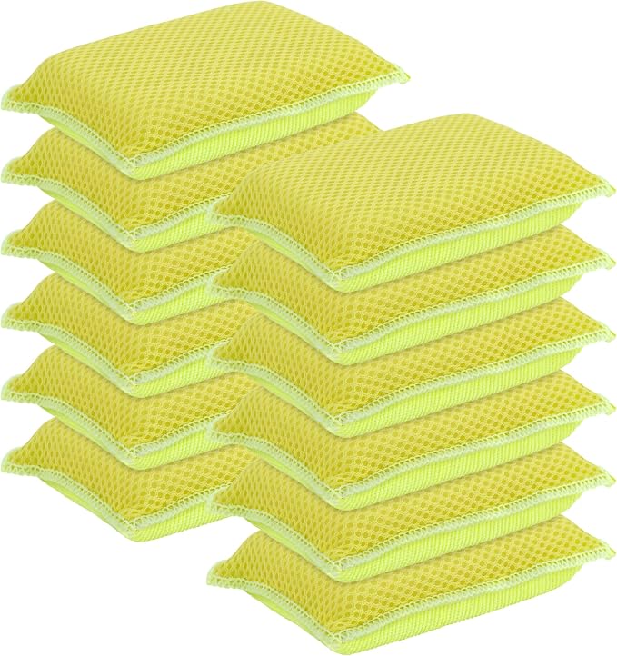Microfiber Non-Scratch Dish & Kitchen Scrubber Heavy-Duty Household Cleaning by Superio
