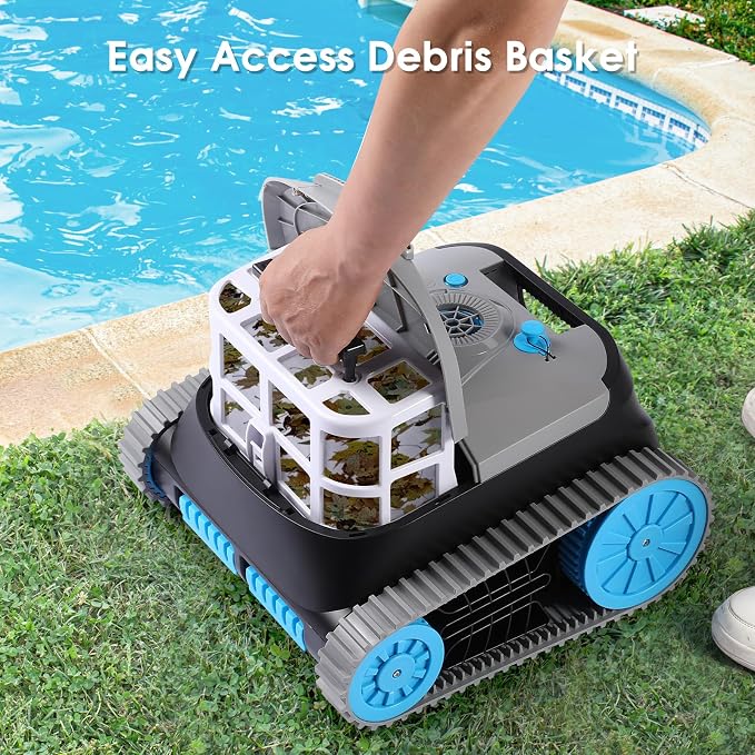 NIXBOT QP5 Robotic Pool Cleaner, Cordless Pool Vacuum - Image 8