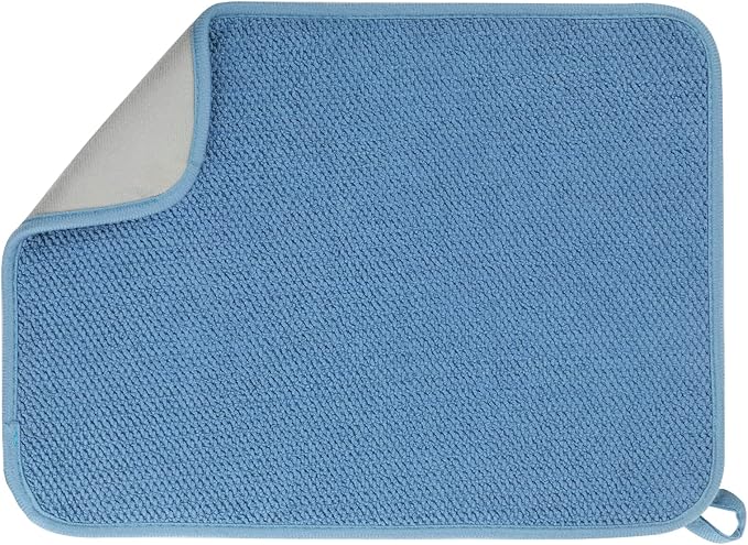 Microfiber Dish Drying Mat, Super Absorbent Kitchen Dish Drying Pad by GeeRic