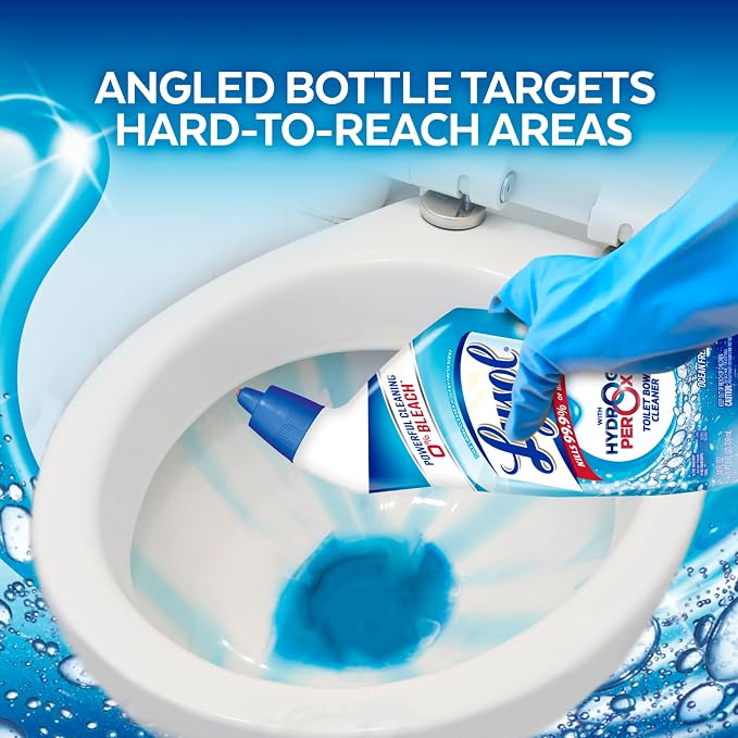 Lysol Toilet Bowl Cleaner Gel, For Cleaning and Disinfecting, Bleach Free - Image 6