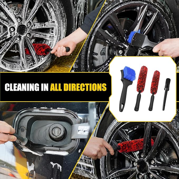 MIKKUPPA Car Wheel Brush Set - Image 7