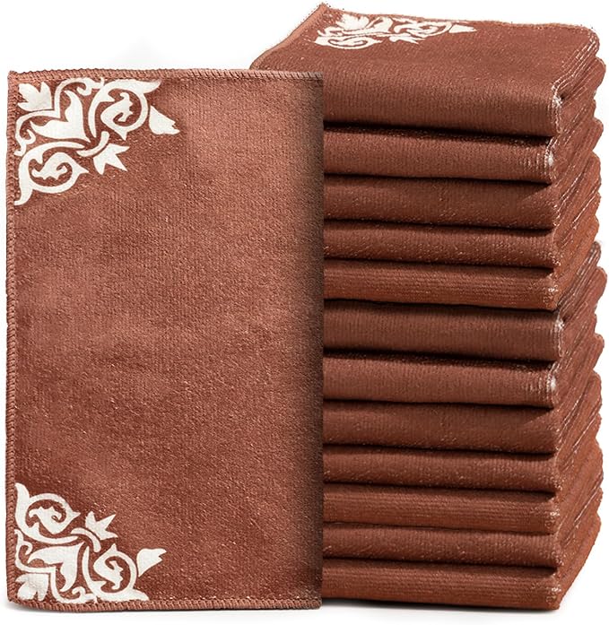 YUA Microfiber Cleaning Cloth 12 Pack, Microfiber Towels Cleaning, Microfiber by Unknown