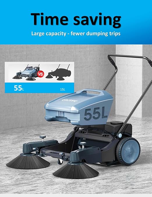 Walk Behind Floor Sweeper Manual, Industrial and Commercial Sweeper - Image 4