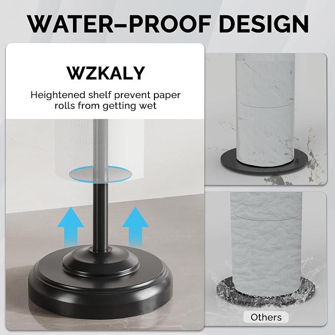 Freestanding Toilet Paper Holder Stand - Image 4
