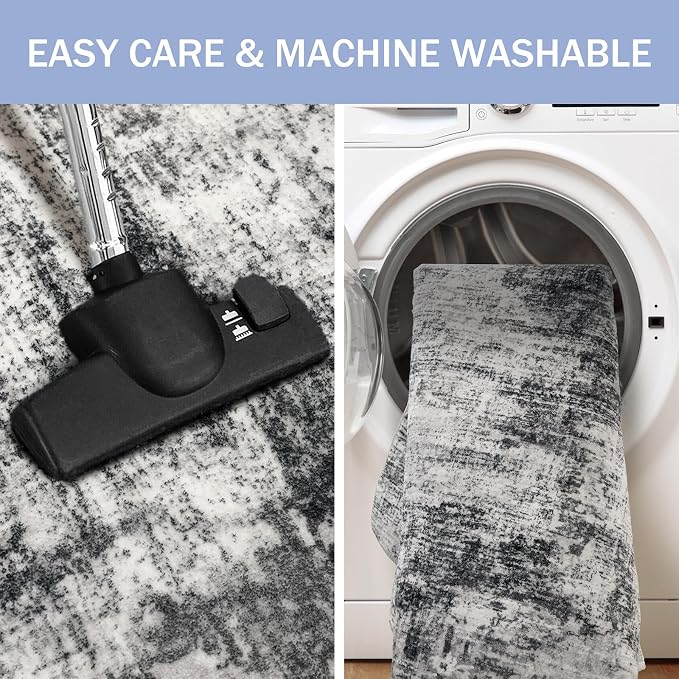 IOHOUZE Abstract Runner Rug 2x8 Ft Washable Runners - Image 3
