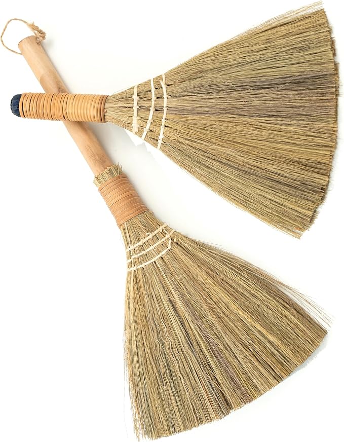 Set of 2 Brooms for Kid 12.6 inch & 16.54 inch by TTSForHome