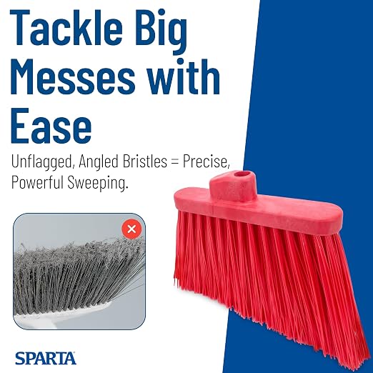 SPARTA Plastic Broom Head, Un-Flagged - Image 6