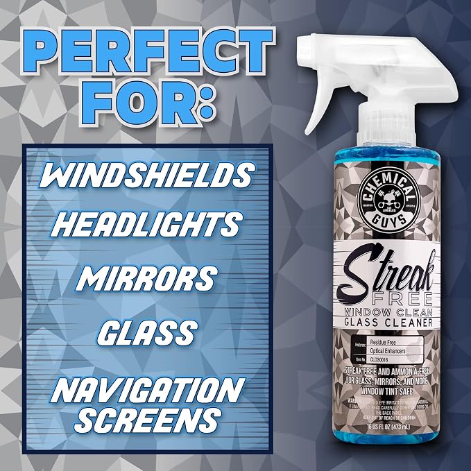 Chemical Guys CLD30016 Streak Free Glass & Window Cleaner, Ammonia Free & Safe - Image 8