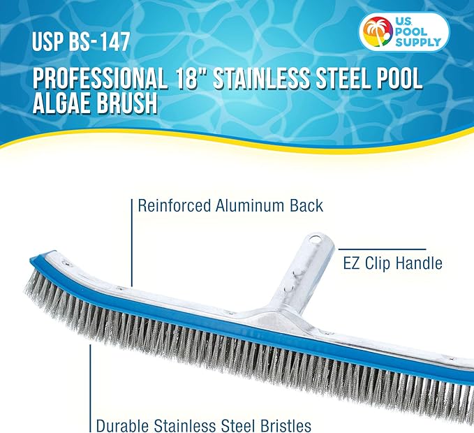 U.S. Pool Supply Pool Brush Head - Image 2