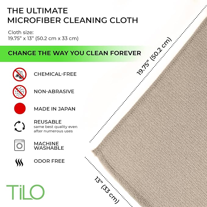 TiLO Microfiber Cleaning Cloth – 19 x 13-inch Microfiber Cleaning Cloths – - Image 5