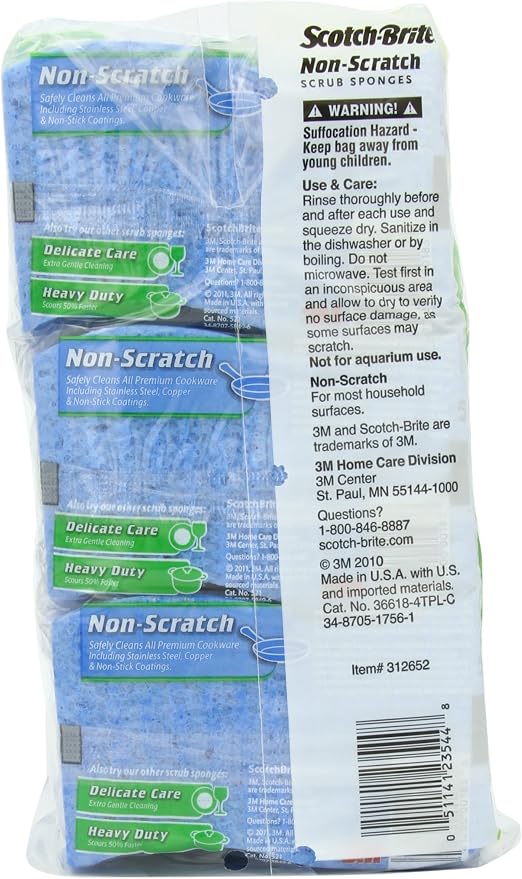 Scotch-Brite 3M Non-Scratch Scrub Sponges - Image 7