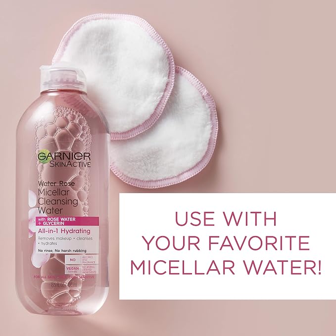 Garnier Micellar Cleansing Eco Pads, 3 Ultra-soft Microfiber Pads - Image 6